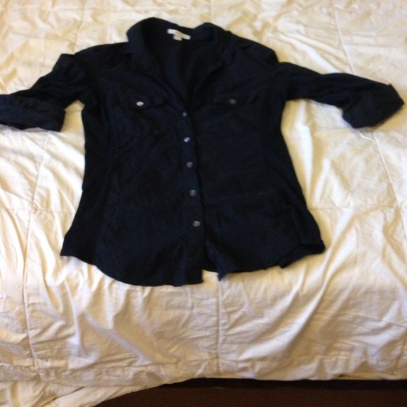 Black James Perse top