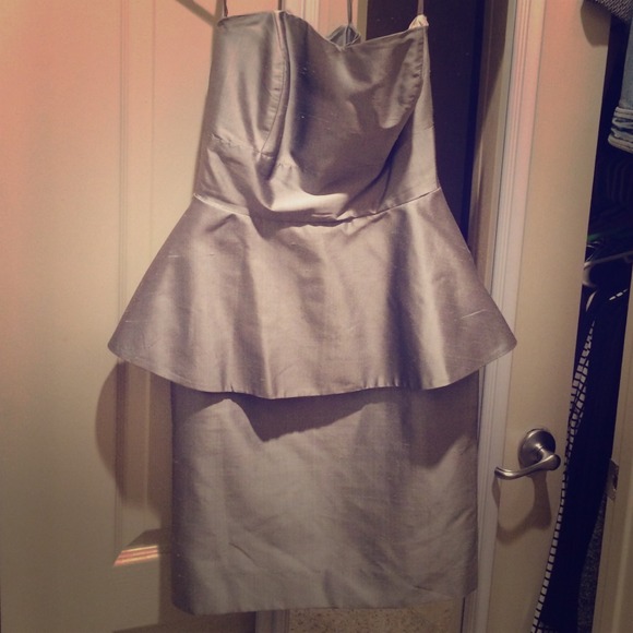 Pewter Lynn Lugo peplum dress