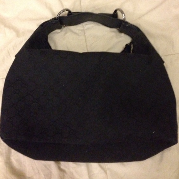 Gucci black canvas bag
