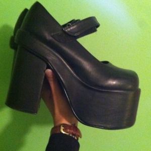 Platform demonia Mary Jane shoes