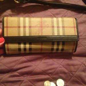 ON HOLD ******** Burberry wallet