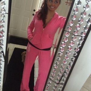 Bubblegum JUICY terry cloth track suit spring styl