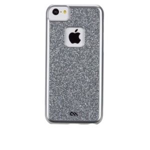 Case mate glimmer case in silver. Super sparkly