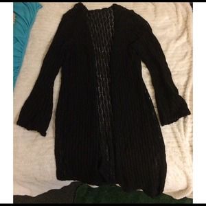 Full-length cardigan