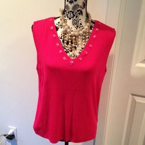 Dressy top with sequins