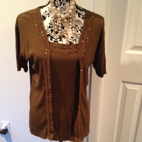 Beaded top never worn