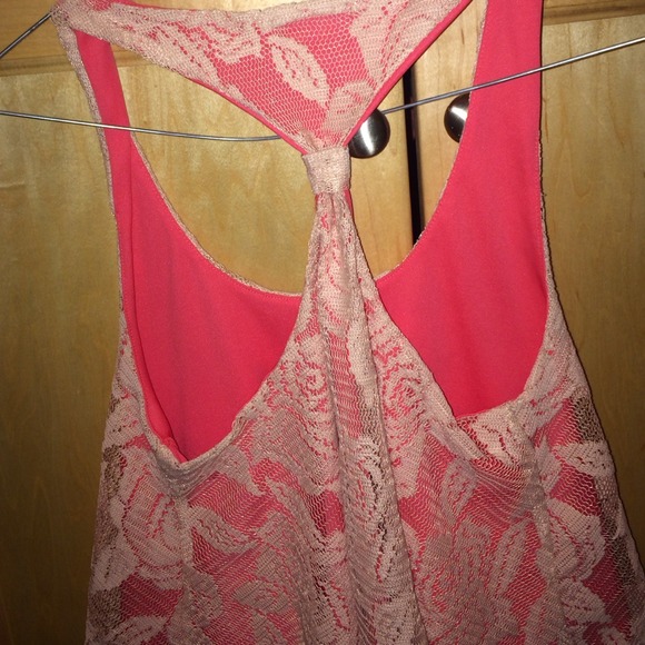 Lace Tank Top (Razor Back) - Picture 2 of 3