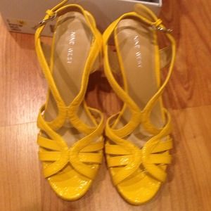 Yellow shoes from Nine West