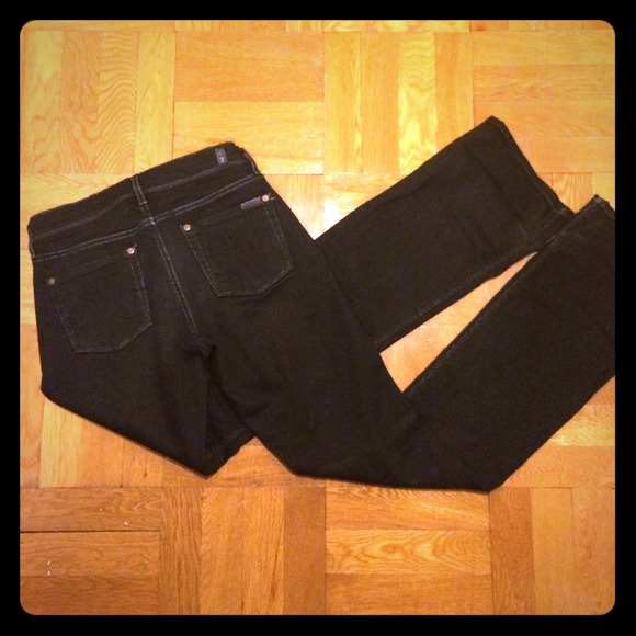 7 for all mankind black jeans