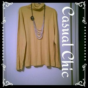Mustard turtleneck