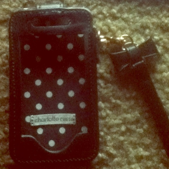Black Charlotte Russe iPhone 4 case