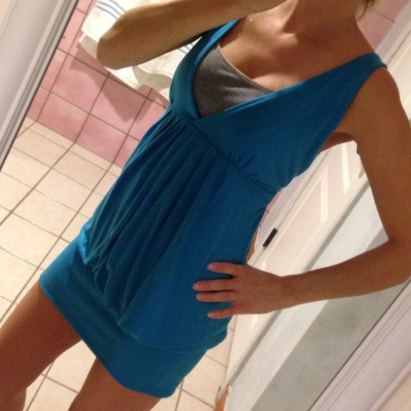 Blue dress