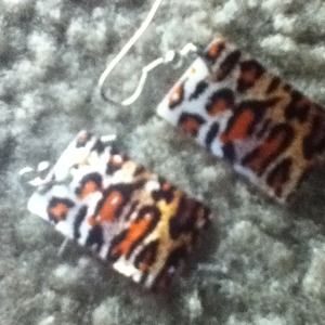Cheetah earrings