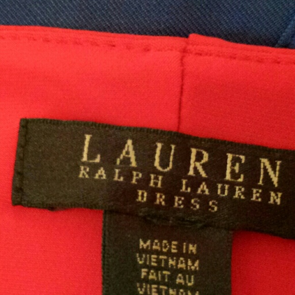 Host Pick Ralph Lauren coral drape dress - Picture 3 of 3