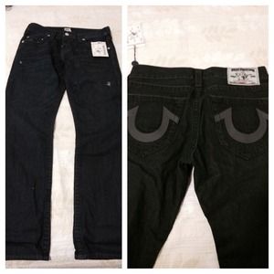 True Religion men's dark wash denim jeans