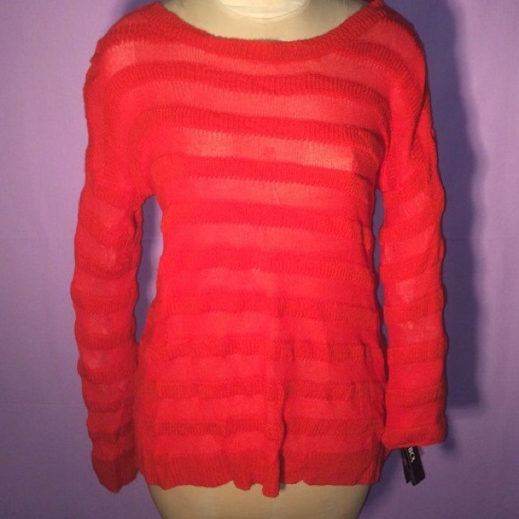 Bright Red Sweater by BCX in XL - Picture 4 of 4