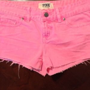 vs pink shorts