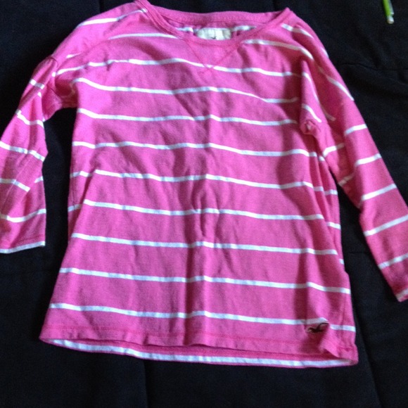 Easy Fit Pink Hollister 3/4 Sleeved - Picture 1 of 2