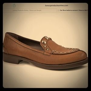 Car Shoe ballerina women's Tobacco