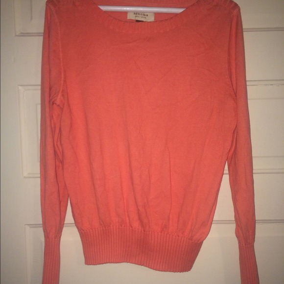 Coral long sleeve sweather