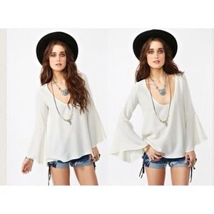 For Love and Lemons Bell Sleeve top