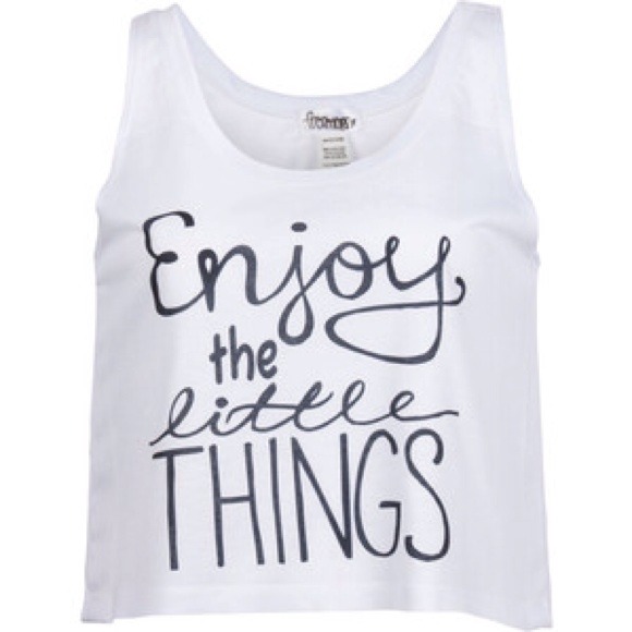 Enjoy The Little Things Crop Top