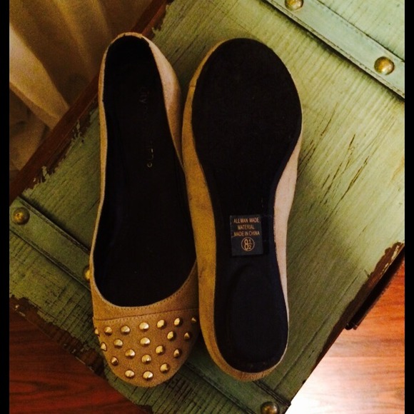 Studded Ballet Flats