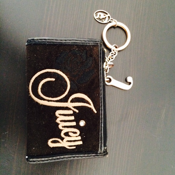 Juicy couture key chain and coin pouch