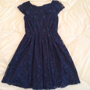 Blue Lace Dress