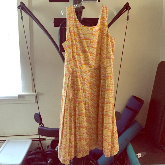 Classy flowered dress from Talbots 💫