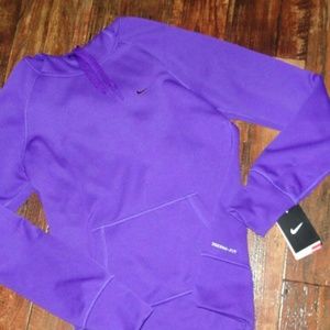 Purple Therma-fit hoodie