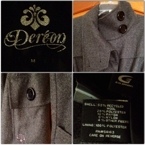 NWOT Dereon coat gorgeous and classy💝 - Picture 2 of 4