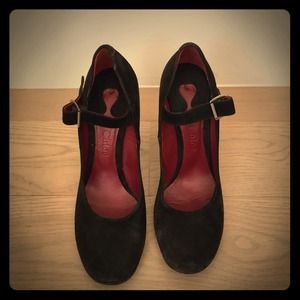 Chloe suede Mary Janes