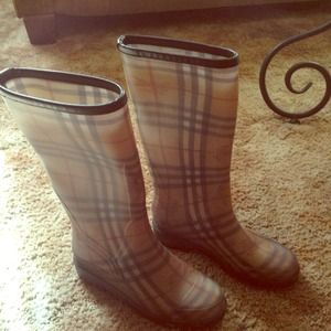 Authentic Burberry Rain boots.