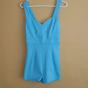 "ON HOLD" Baby blue cute unique Romper!!