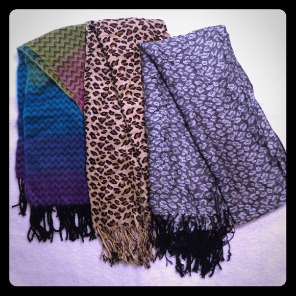 Bundled Patterned Scarves