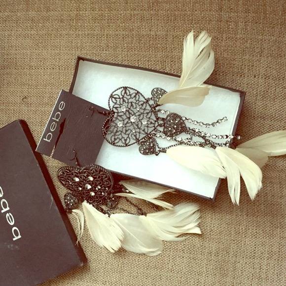 Bebe statement earrings