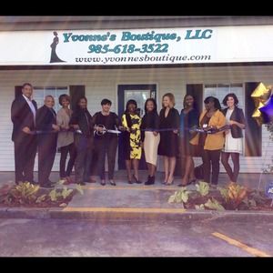 Ribbon cutting for new store