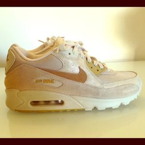 Nike Air Max 90 Gold Birch White Ivory
