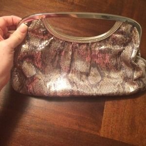 Express Snake Skin Clutch!