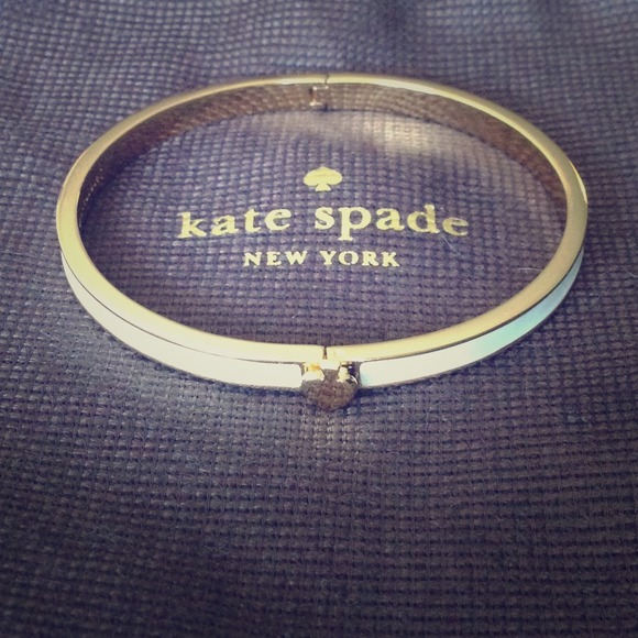 kate spade Jewelry - White Kate Spade Bangle