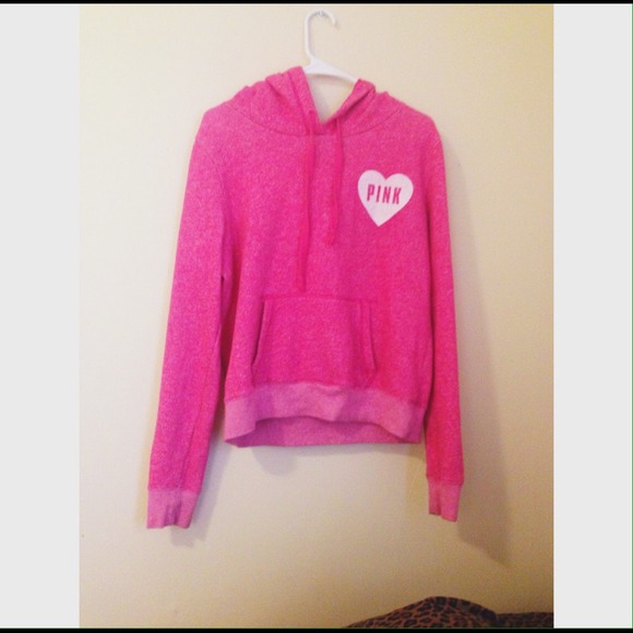 !!MAKE OFFERS!! vs pink speckled pullover hoodie