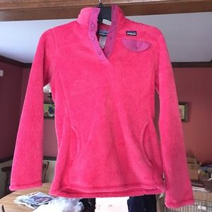Pink Girls Patagonia Re-Tool Snap T