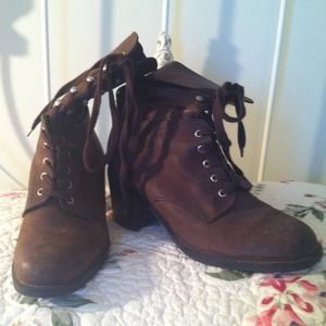 Brown Lace Up boots