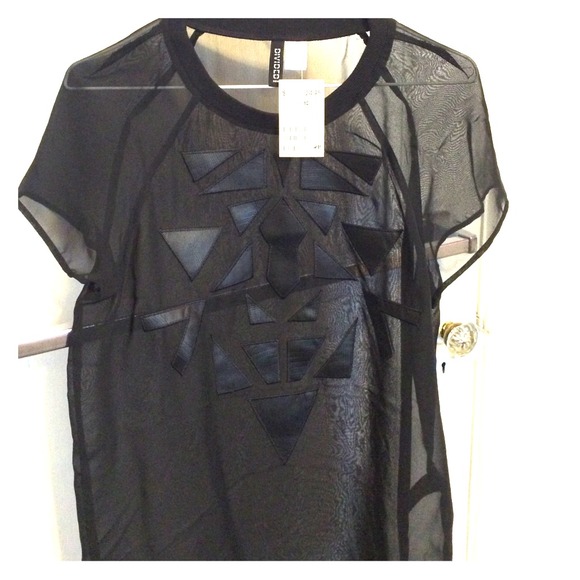 H&M sheer top