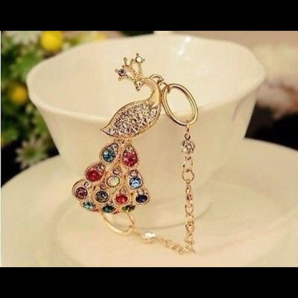 Betsey Johnson Jewelry - Gorgeous peacock multi colored bracelet.