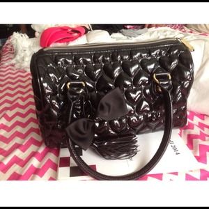 Black Betsy Johnson purse