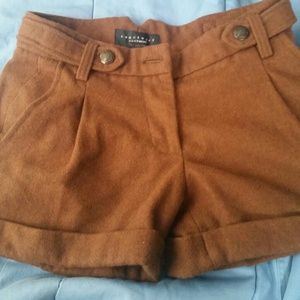 Fuzzy brown Sanctuary shorts