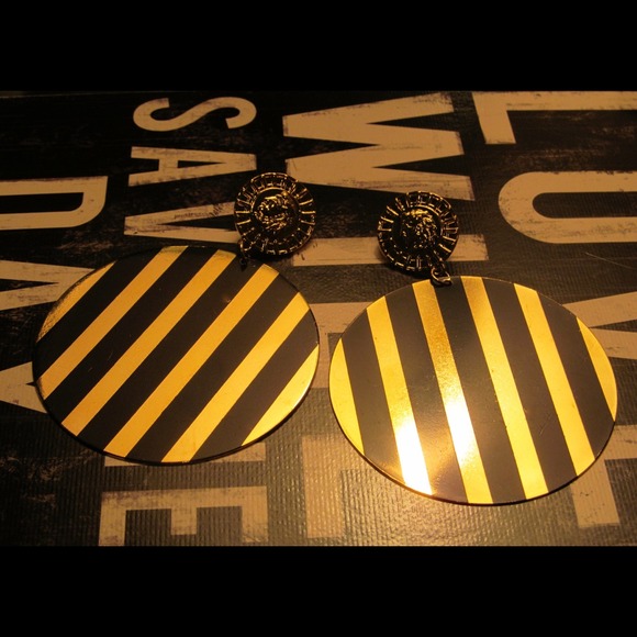 Gold is the new black earrings!