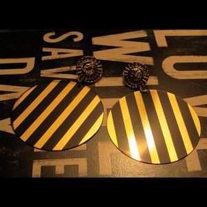 Gold is the new black earrings!